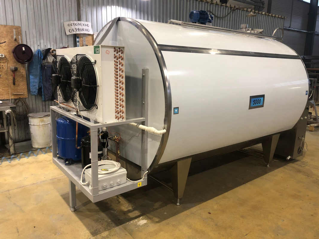 Охладитель молока закрытого типа ОМЗТ 5000