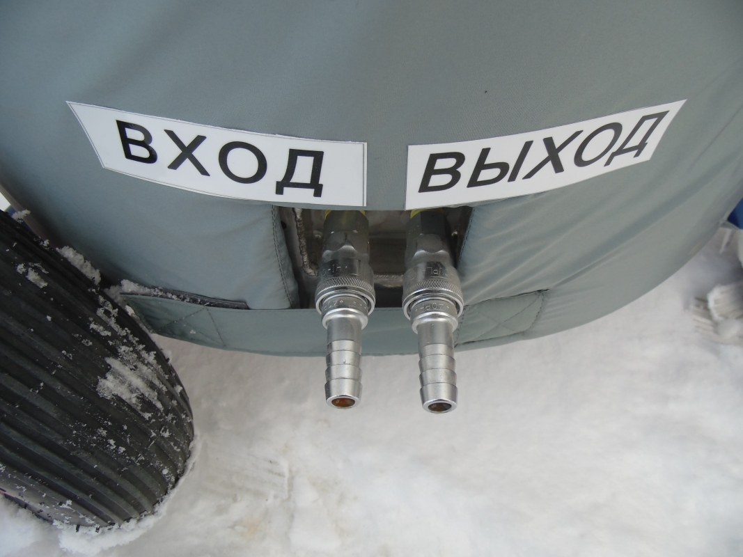 Молочное такси для выпойки телят на 150 литров с пастеризацией и стационарным теплообменником