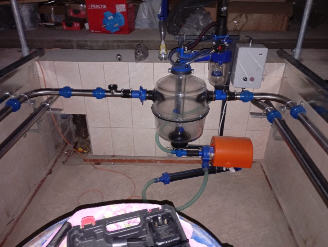 Доильный зал "ЁЛОЧКА".