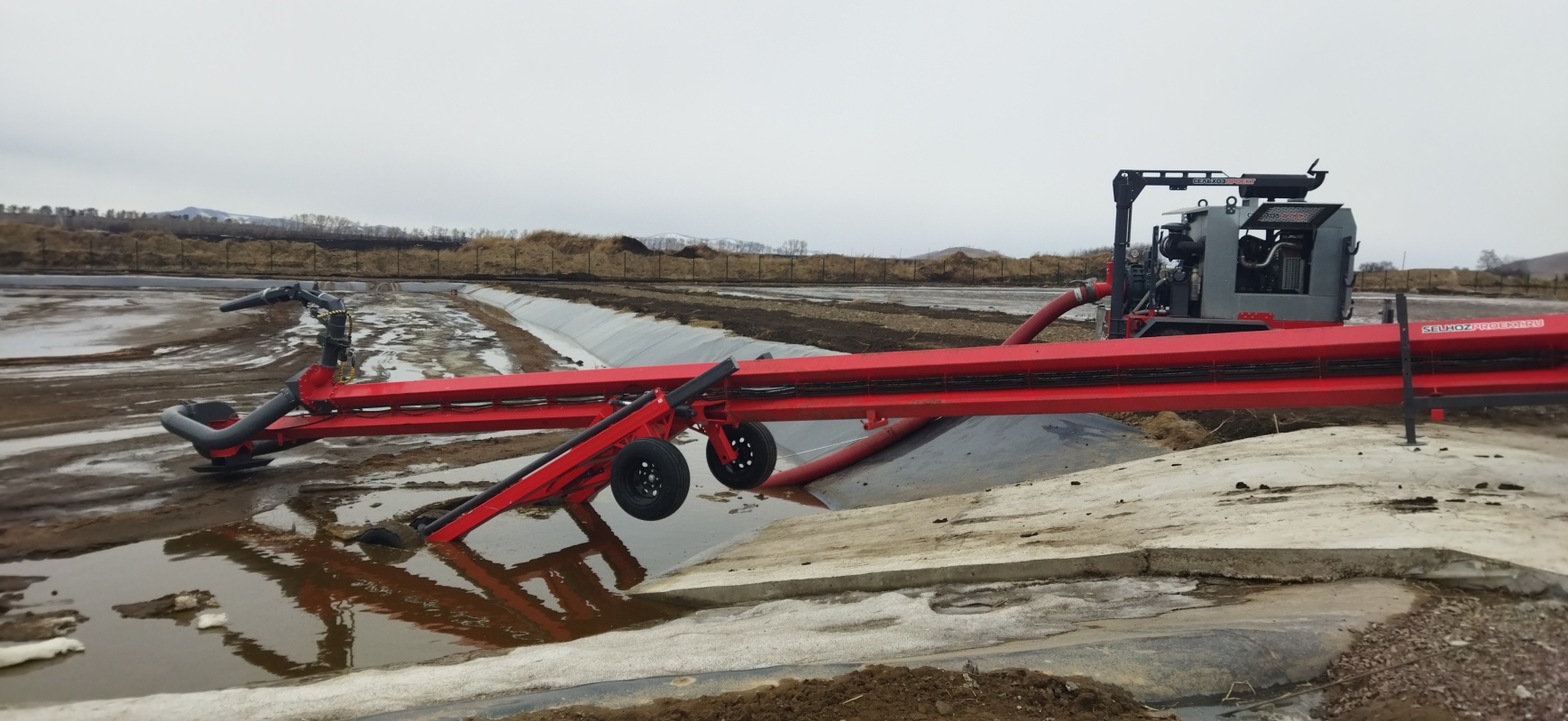 ​Шланговая система внесения органических удобрений (навоза)