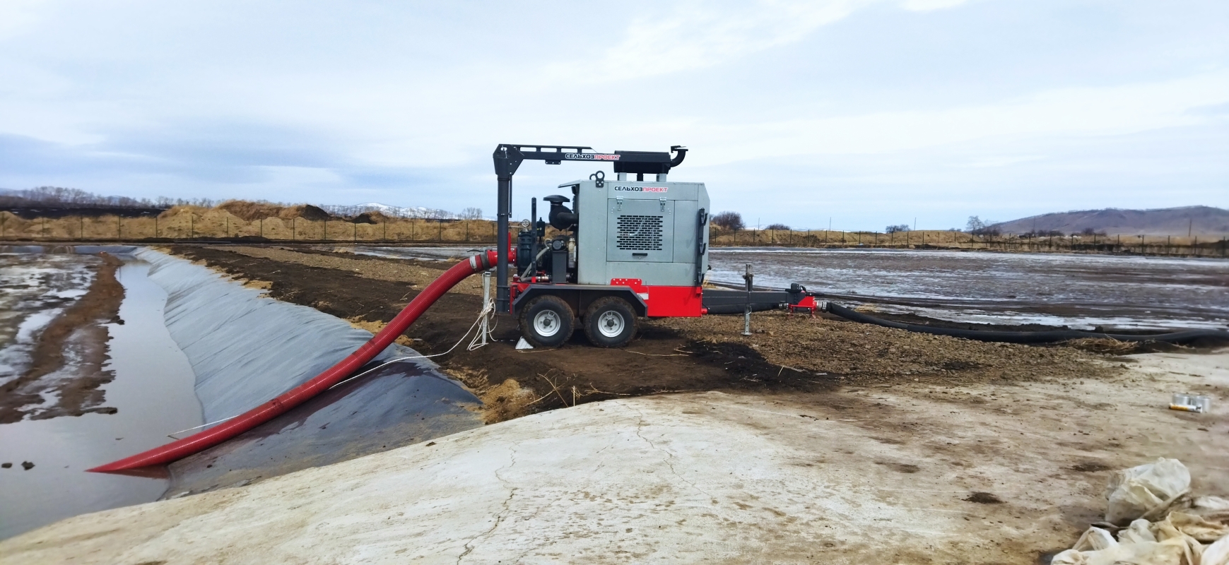 ​Шланговая система внесения органических удобрений (навоза)