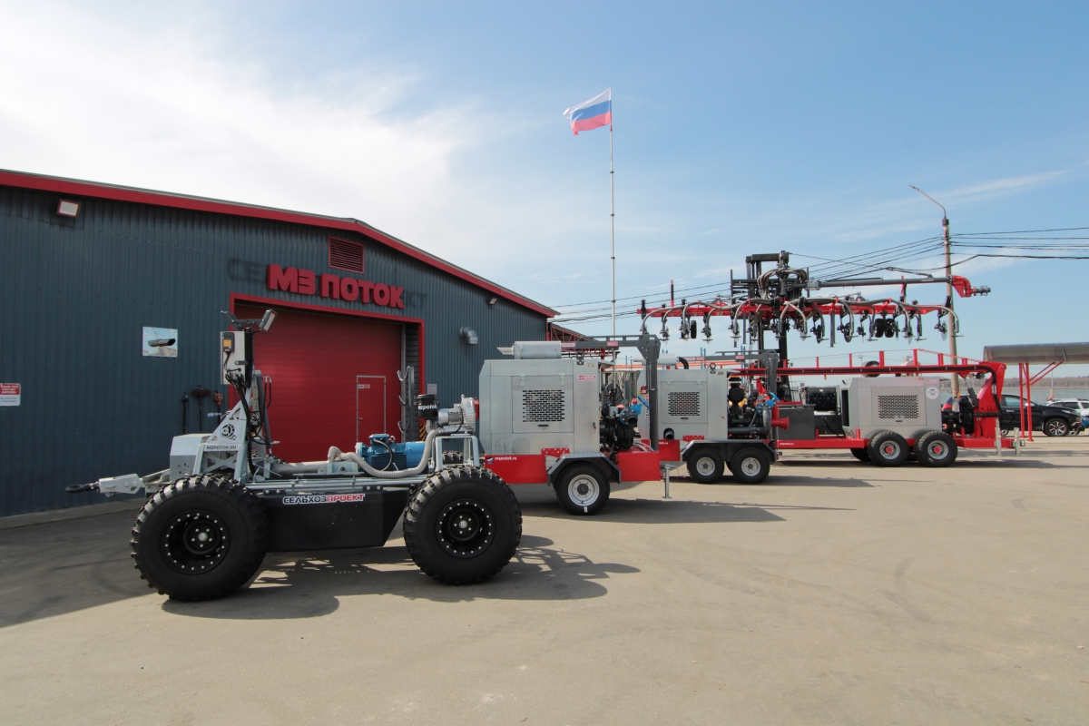 ​Шланговая система внесения органических удобрений (навоза)