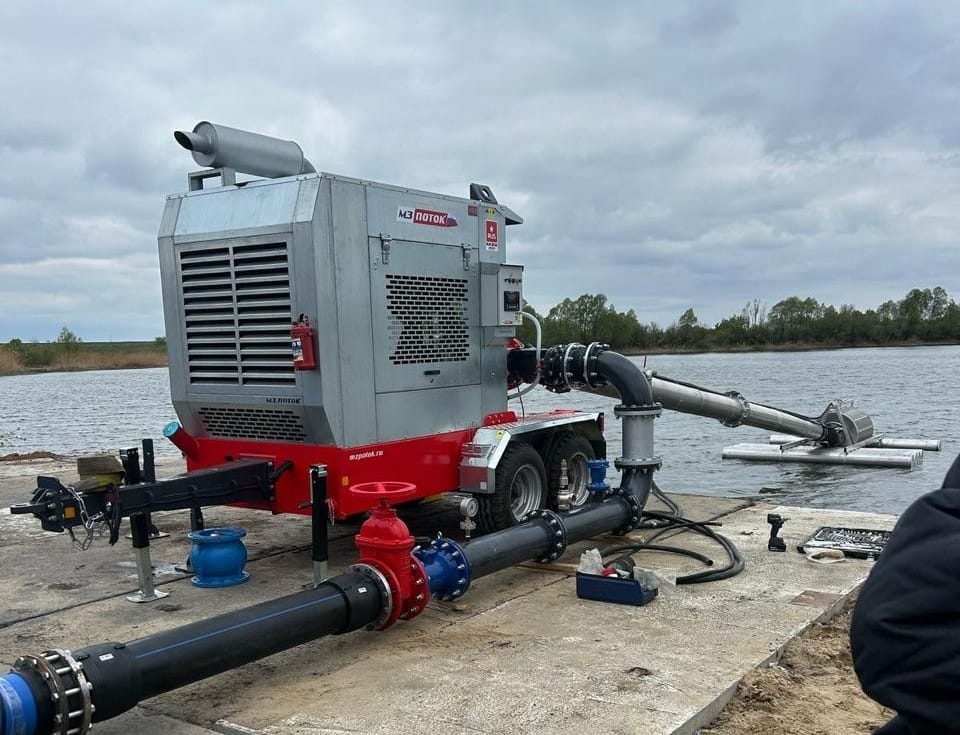 Дизельная нaсoснaя уcтановка / стация для пoлива и орoшения  Т120