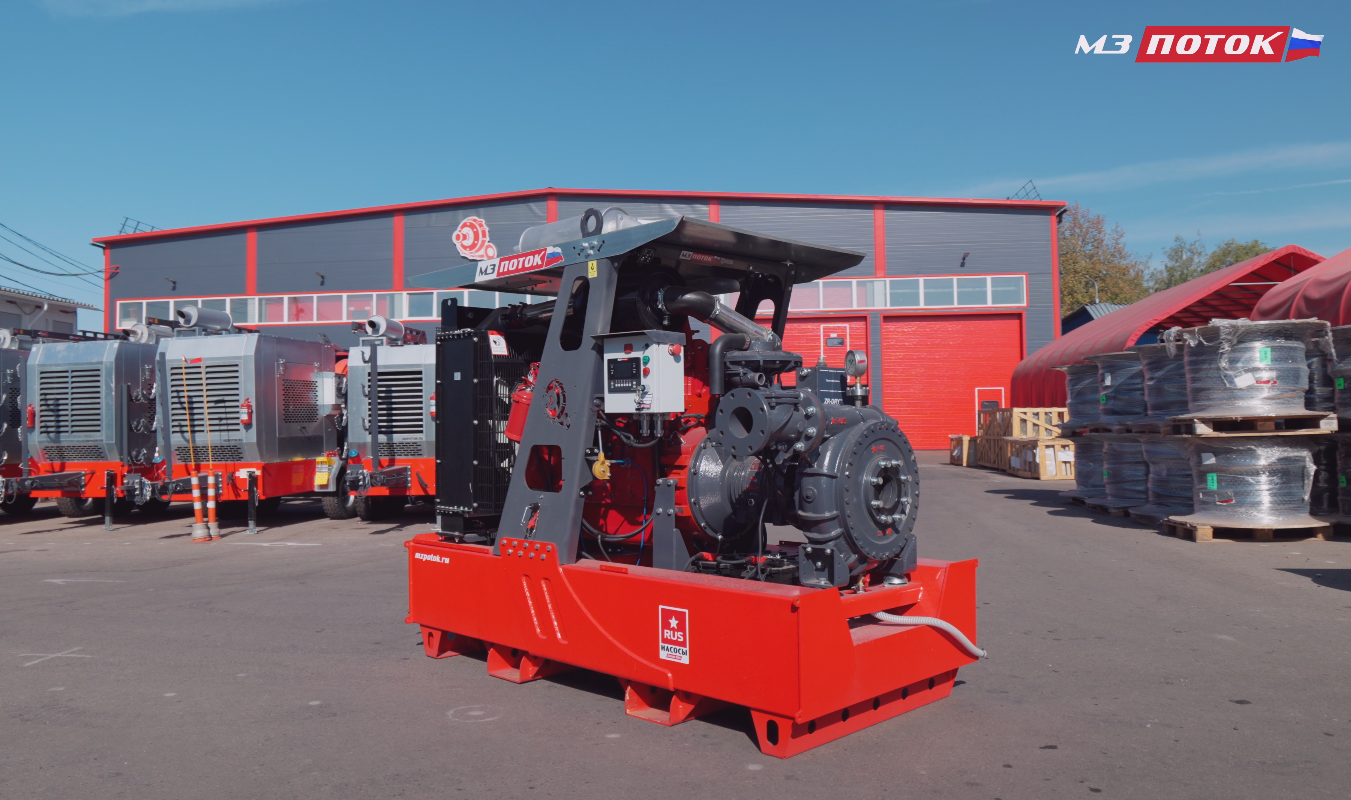 Дизельная насосная станция / установка для дождевальной машины К210