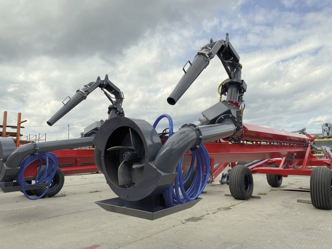 Помпа лагунная прицепная для перемешивания жидкого навоза