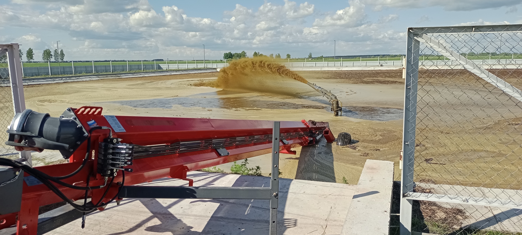 ​Шланговая система внесения органических удобрений (навоза)