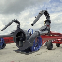 Помпа лагунная прицепная для перемешивания жидкого навоза