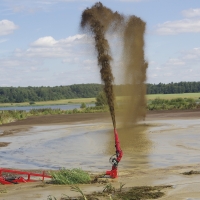 Помпа лагунная прицепная для перемешивания жидкого навоза
