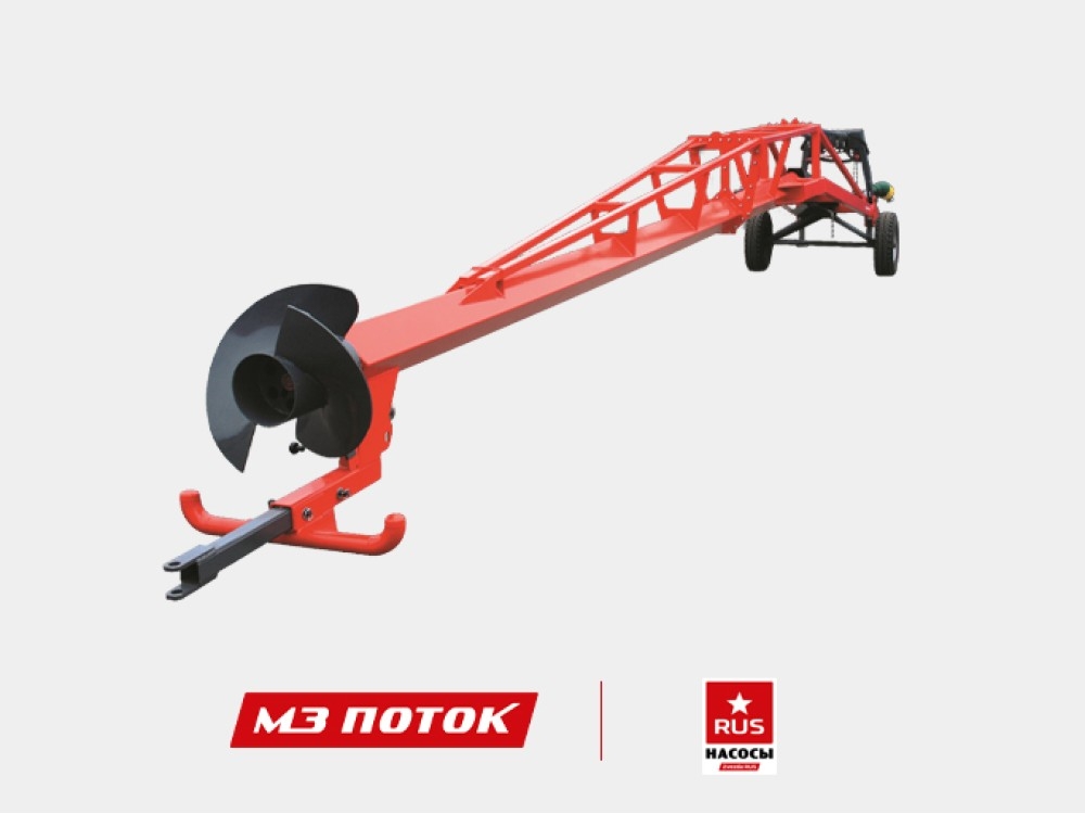 Лагунный миксер усиленный (ML-12,6N/S700/540/150) шнек