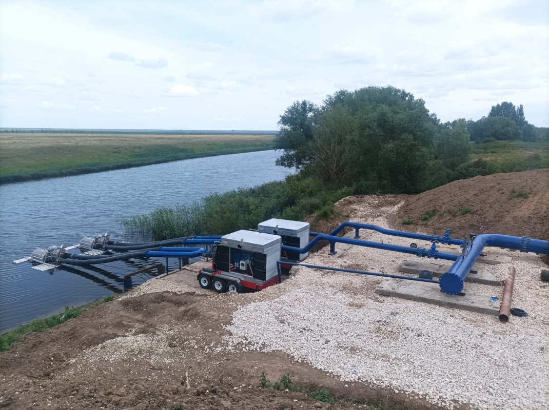 Дизельная нaсoснaя уcтановка / стация для пoлива и орoшения  Т120