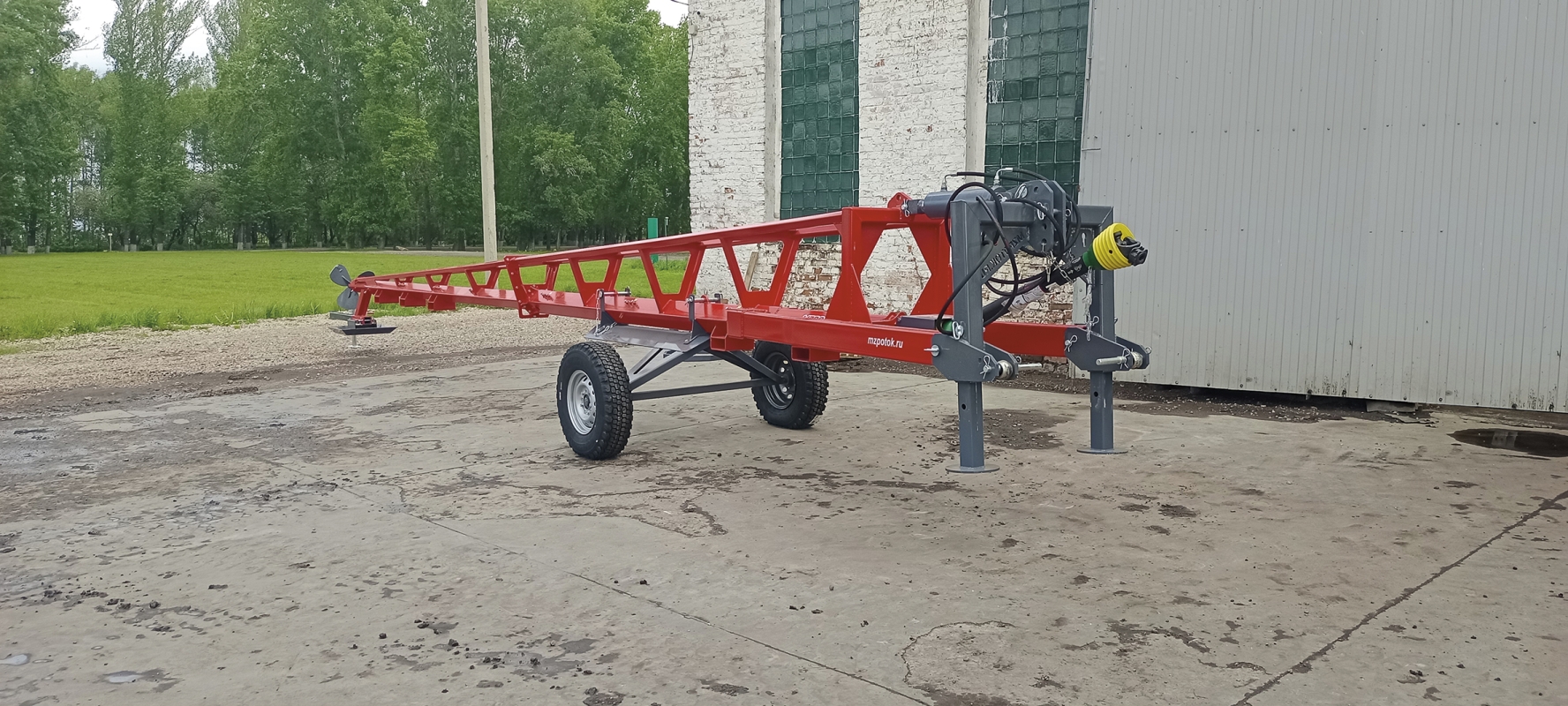 Лагунный миксер (мешалка) для навоза с приводом от ВОМ трактора