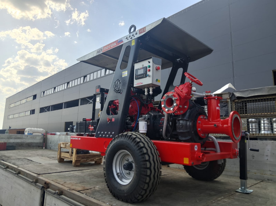 Дизельная насосная станция / установка для дождевальной машины К210