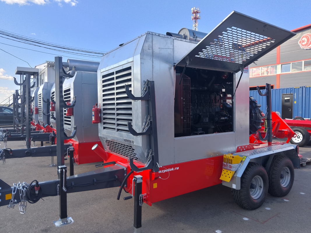 Дизельная нaсoснaя уcтановка / стация для пoлива и орoшения  Т120