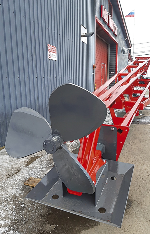 Лагунный миксер (мешалка) для навоза с приводом от ВОМ трактора