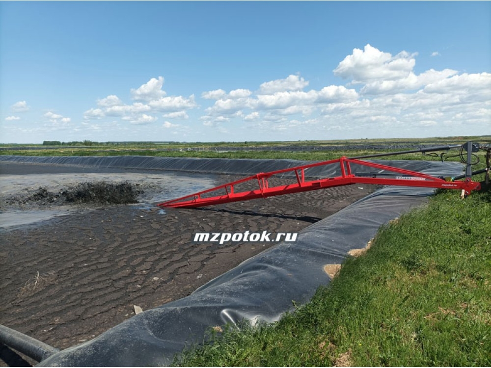 Лагунный миксер усиленный (ML-12,6N/S700/540/150) шнек
