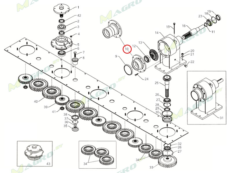 Крышка редуктора 2052012